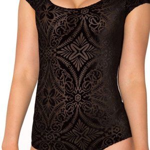 BlackMilk Burned Velvet Bodysuit